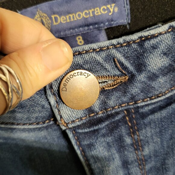 WOMANS DEMOCRACY CAPRI JEANS SZ 8 - Picture 6 of 10